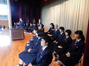 平成29年度 生徒会立会演説会