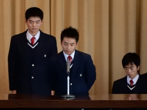 平成29年度 生徒会立会演説会