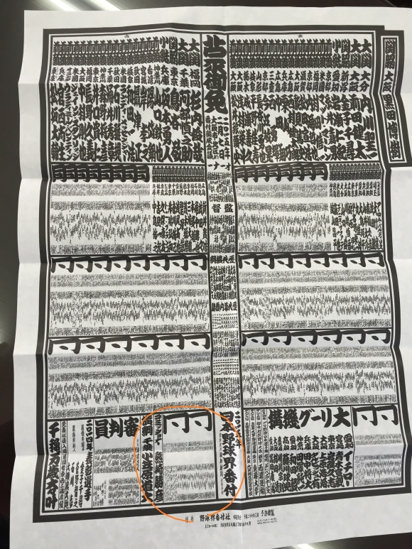 紙面の大きさは、A2版です。