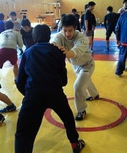 岡山県レスリング研修会
