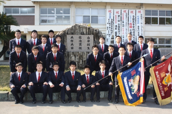 okayama Sanyo レスリング部　学校対抗戦　３冠達成　2014.4.28