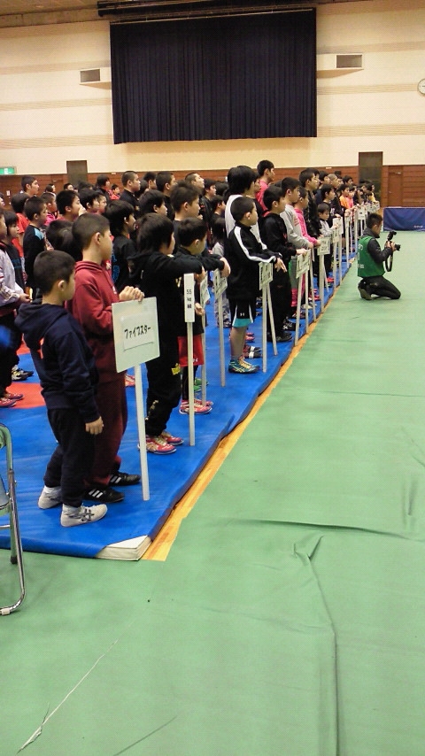 倉敷市長杯少年レスリング大会 補助員として参加