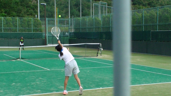 秋季大会 硬式テニス部 体育系 部活動 おかやま山陽高校