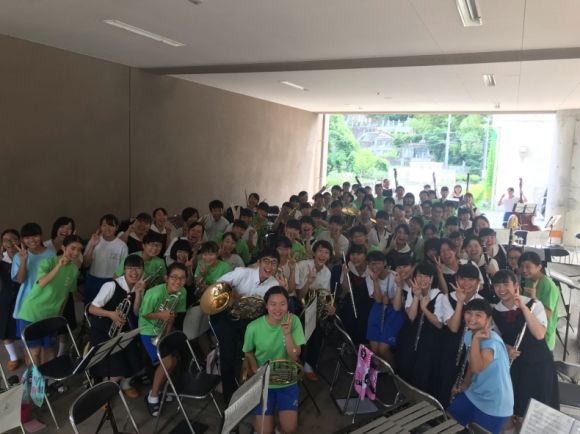 倉敷市立多津美中学校にお邪魔しました 吹奏楽部 文化系 部活動 おかやま山陽高校