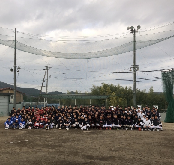 岡山県史上初 中体連 高野連 野球体験会 硬式野球 体育系 部活動 おかやま山陽高校