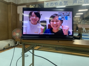 (左)平先輩(右)岡本先輩