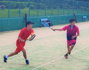新人ソフトテニス大会(ダブルス)備西地区予選会