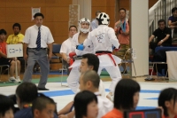 村上颯（スポーツコース３年）は高校生活最後の全国大会で、全てを出し切り男子個人組手第３位という結果を残してくれた。