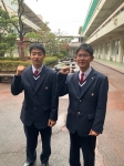 左 硲 隼一 右 江尻 蓮