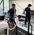 VO2MAXの測定風景です。