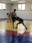 一年生松本の片足タックル