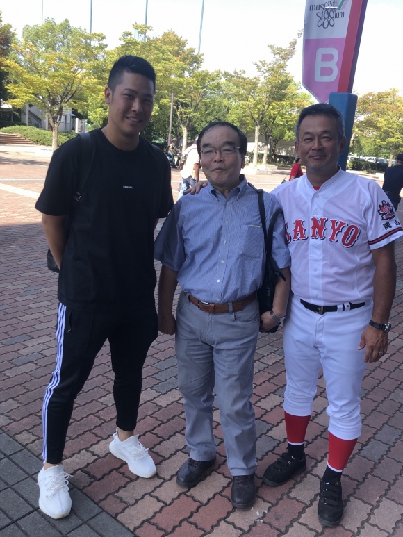 田幡先生と藤井投手！