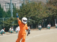 まるでウィニングランです