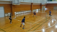 ダブルス 澁谷・磯崎VS川口・白石