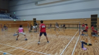 学校対抗戦第2ダブルス 田頭・坂田ペア