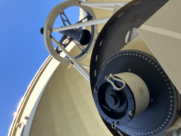 101cm望遠鏡でこと座のベガを観測