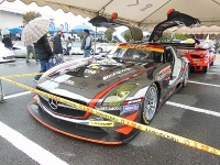 ベンツのSLS AMG GT3が展示してありました。