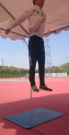 リバウンドジャンプの測定です。