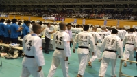 開会入場行進。