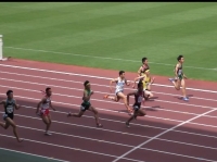 岡田君の快走です。(先頭)