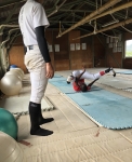 マット運動は下手くそでした