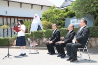 三代治先生胸像除幕式