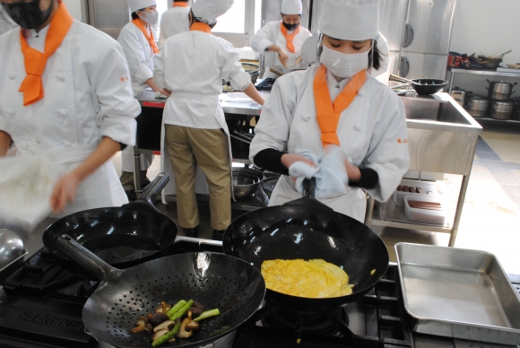 【調理科3年生】中国料理調理実習