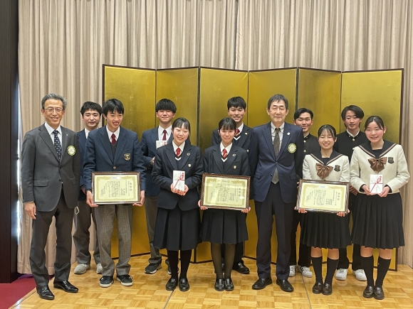 岡山イノベーションコンテスト2022高校生ファイナリスト表彰式