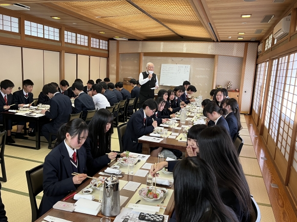 【調理科2年生】日本料理テーブルマナー