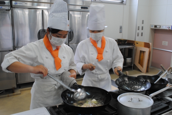 【調理科3年生】中国料理調理実習