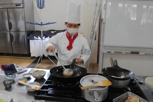 【調理科3年生】中国料理実習
