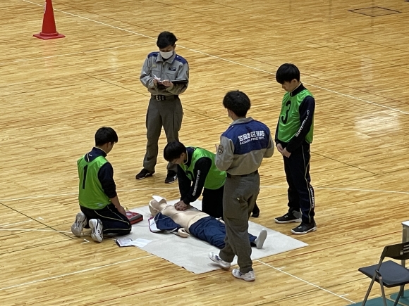 救急法競技大会出場