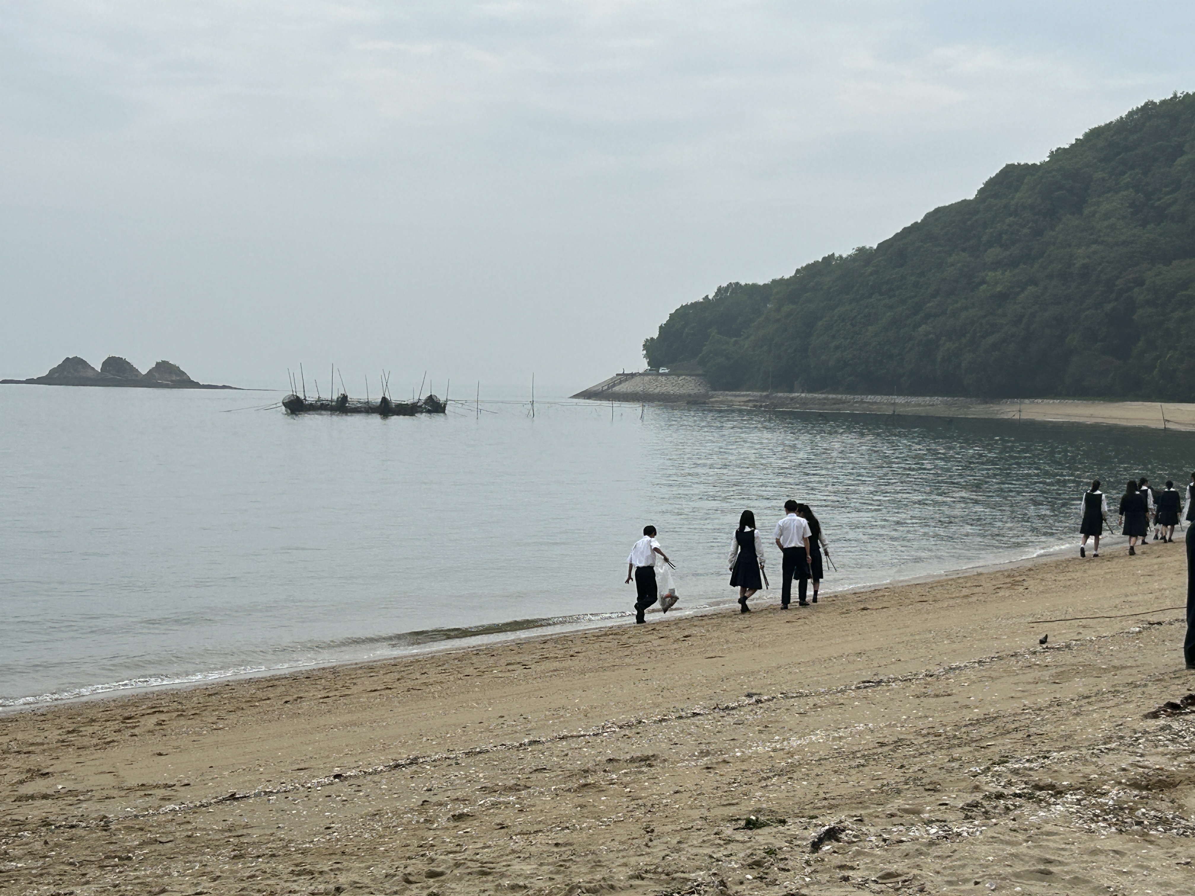 寄島三郎海岸での海岸清掃【インターアクトクラブ】