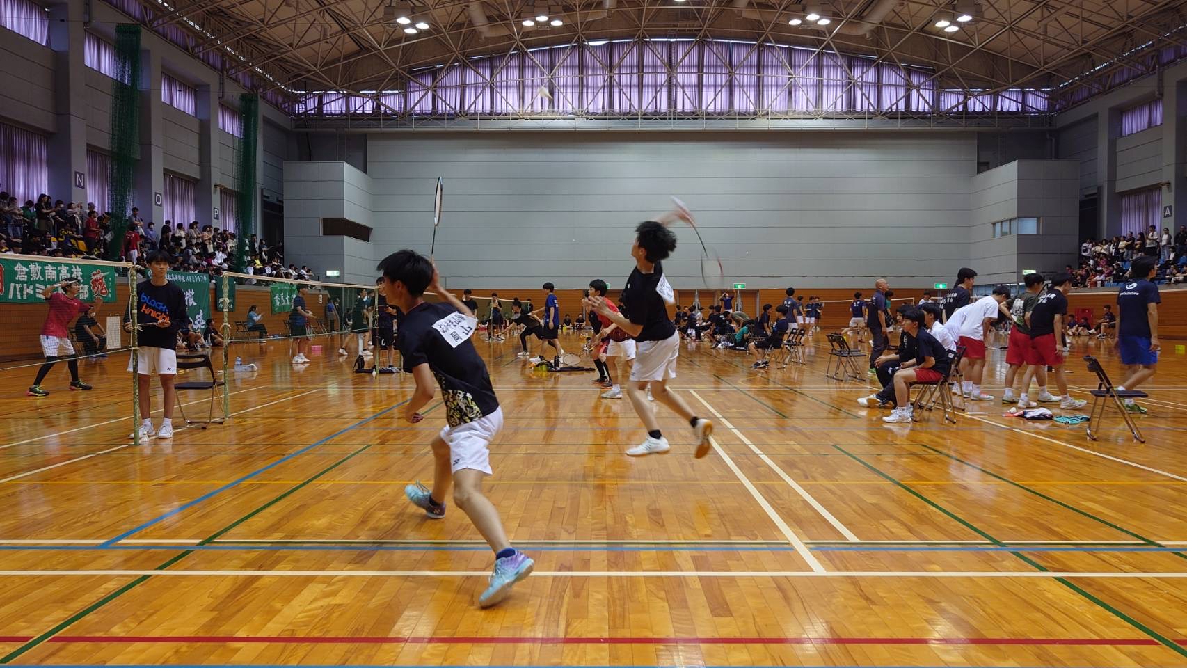 第65回　岡山県高等学校総合体育大会バドミントン競技会　結果報告