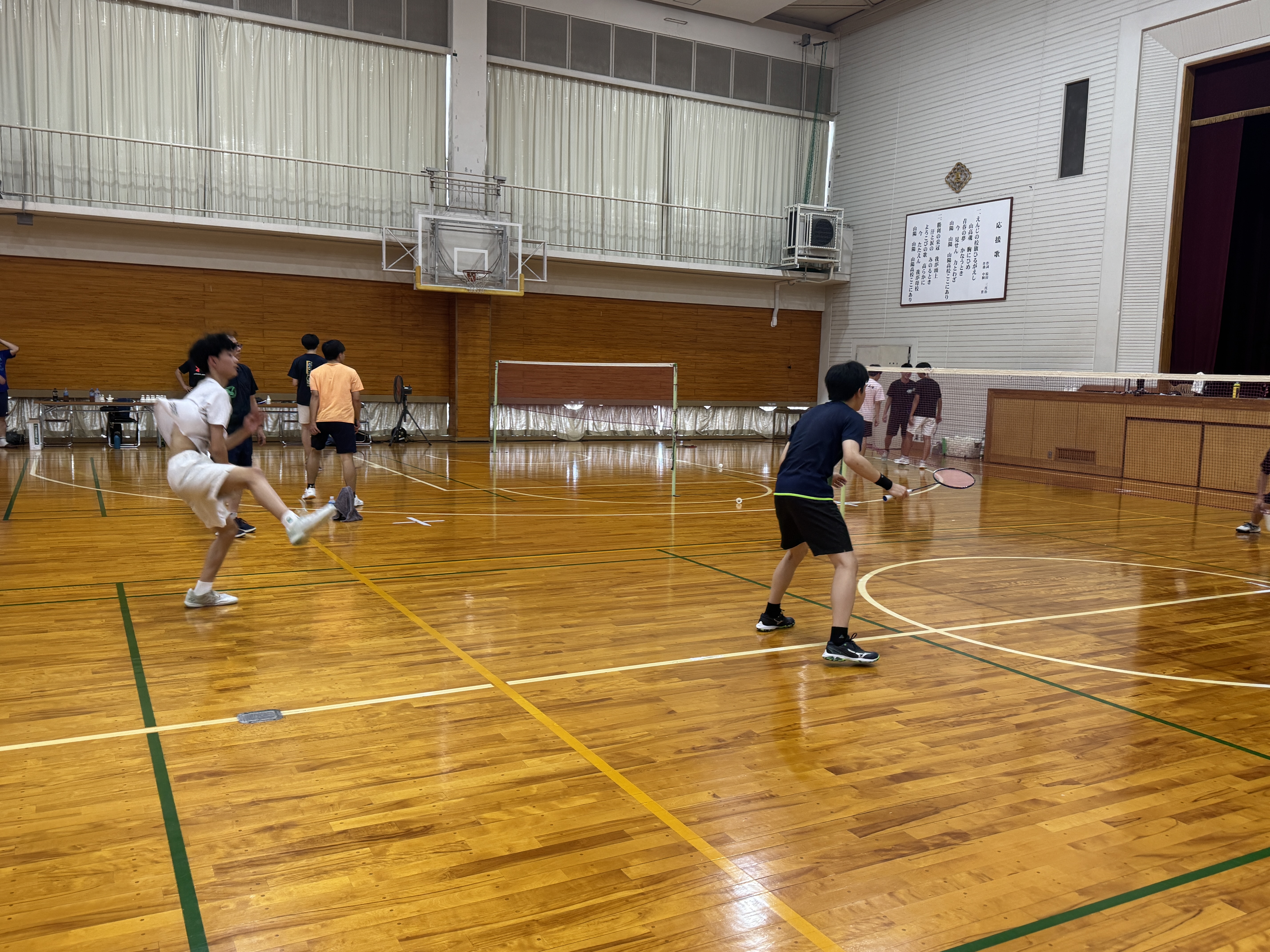 笠岡工業高校　練習試合